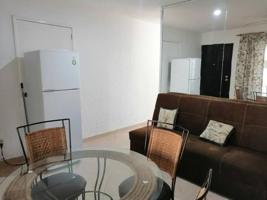 Confortable Depa En Condominio Frente Al Mar! Канкун Екстериор снимка
